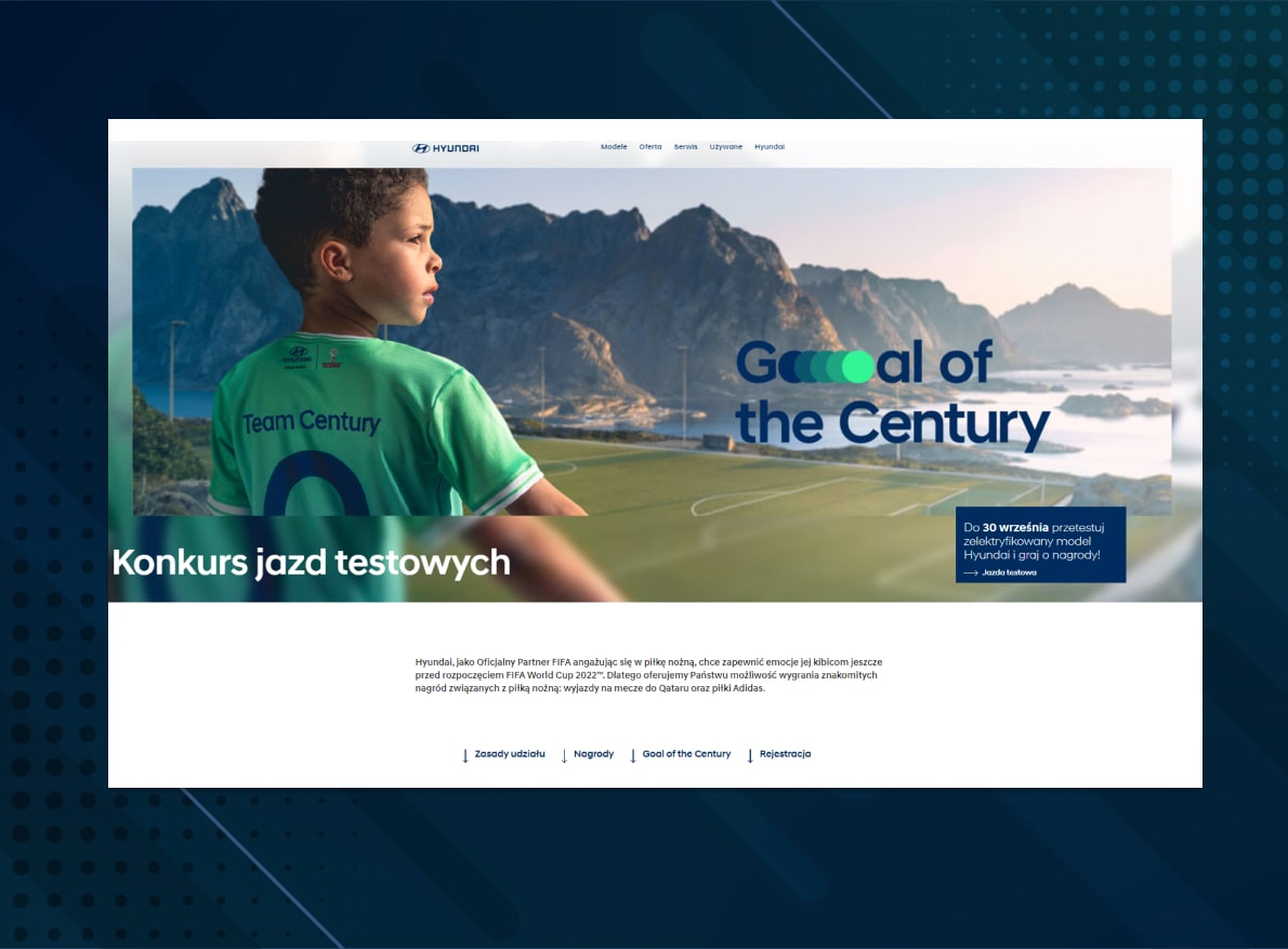 konkurs - Hyundai - Goal of the Century